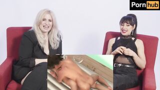 Hotties Watching Lesbian Porn - 11 image