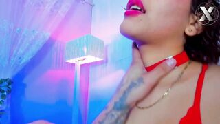 Lesbian couple do deep blowjob competition with my penis - 11 image