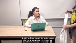 The popular girl of the university does whatever it takes to pass the subject - 2 image