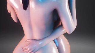 Standing Romantic Sensual Kissing Showroom 4K - 10 image