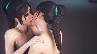 Standing Romantic Sensual Kissing Showroom 4K - 11 image