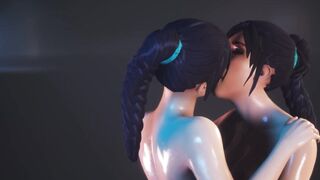 Standing Romantic Sensual Kissing Showroom 4K - 3 image