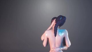 Standing Romantic Sensual Kissing Showroom 4K - 7 image