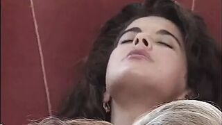 Two exciting Italian production videos with successful pornstars with Angelica Bella and her hot lesbian friends - 1 image