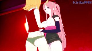 Gundam Seed Lesbian Hentai - Cagalli Yula Athha and Lacus Clyne engage in intense lesbian play - Mobile  Suit Gundam SEED Hentai at xLilith