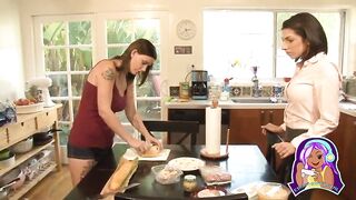 Lesbian Landlord Helps Break In Tenant Break In Her New Sofa