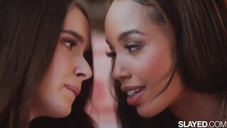 SLAYED Alexis cant keep hands off bestie Hazels hot body - 4 image