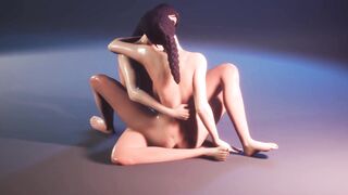 Lesbian Tribbing kiss Showroom 4K - 14 image