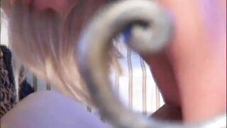 petite blondes open their magic box with lots of toys - 3 image