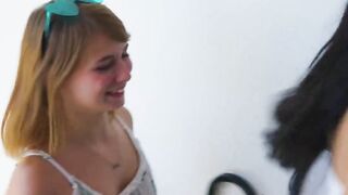 Country Girl Ginger Grey Seduces Best Friend Bianca Bangs - 2 image