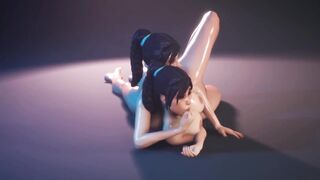 Sensual Lesbian Lying Fingering Showroom 4K - 13 image
