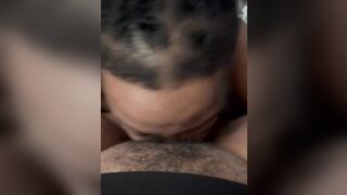 Ebony Lesbian Tongue Action - 11 image