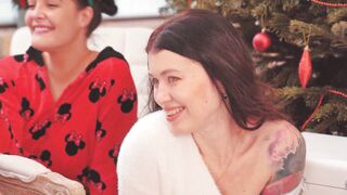 Hot Christmas Lesbian Sex - 2 image