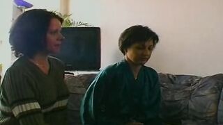 Amazing German ladies having a lesbian threesome - 3 image