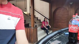 Bisexual lesbian 3 some 2 stepsister had to suck daddys cock before going out - 11 image