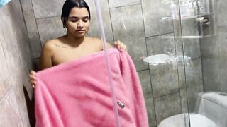 I go to visit my stepsisters house and I go into the bathroom just to look at her naked - 2 image