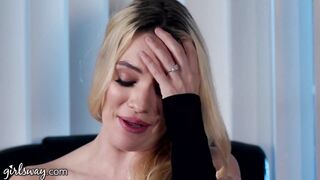 GIRLSWAY - Hot Blonde Kenna James Fucks Sexy Detective Riley Reid After Discovering The Truth FULL - 3 image