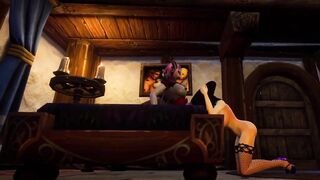 Fingering, Fisting and Extreme Dildo | Warcraft Porn Parody - 9 image