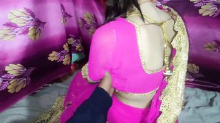 CHEEK NIKAAL DII GULABI SAREE ME GIRLFRIEND KO CHODA - 3 image