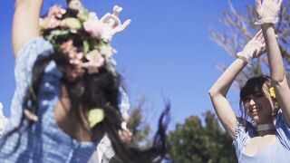 Once upon a time, Riley, Ryan and Lena had a threesome in the park - 4 image