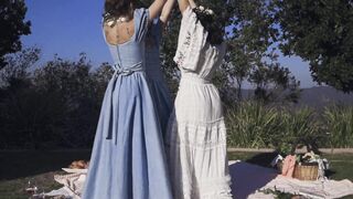 Once upon a time, Riley, Ryan and Lena had a threesome in the park - 5 image