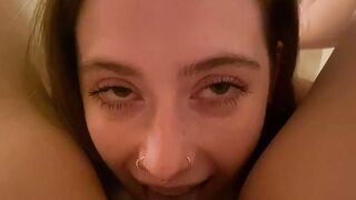 Shower squirting and pussy eating | Rose & Zoey - 7 image
