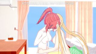 TOHRU AND KOBAYASHI HAVE LESBIAN SEX TOGETHER  - 5 image