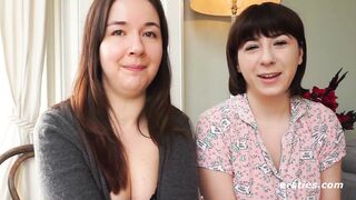 Ersties: Kriss & Leah Have Lesbian Fun with Whipped Cream - 13 image