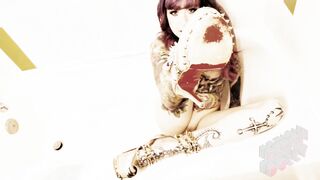 Foot Princess Mistress hair femdom Verbal humiliation humiliatrix punk rock goth Femdom feet fetish - 2 image