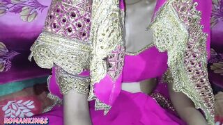 Desi Naina wear her pink sareee then fuck in doggy style - 6 image