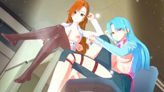 GLACIES AND CLIANA RIMSKAYA HAVE INTENSE LESBIAN SEX  - 1 image