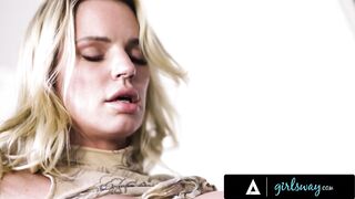 GIRLSWAY - Busty MILF Rachael Cavalli Is Facefucked By Babysitter While Her Husband Is Busy Working - 9 image