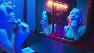 Picked up a girl in the night club toilet and tasted her pussy - Bella Mur&Sofia Simens - 2 image