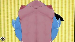 Pokemon Cynthia Trains Bea's Ass & Pussy, Gets Worshipped By Her Tongue - Uncensored 3D Hentai - 6 image