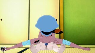 Pokemon Cynthia Trains Bea's Ass & Pussy, Gets Worshipped By Her Tongue - Uncensored 3D Hentai - 7 image