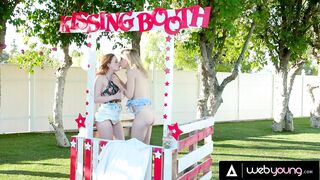 Dirty Ivy Wolfe Hard Fingers Sexy Danni Rivers, Eats Her Ass And Her Pussy During Kissing Booth Day - 7 image