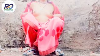Indian Desi Village saree show finger and Boos masal raha tha robopl - 9 image