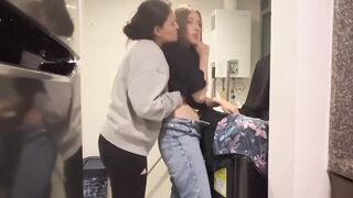 I fuck my stepsister in the laundry room while her mom is at home!! - 3 image