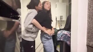 I fuck my stepsister in the laundry room while her mom is at home!! - 4 image
