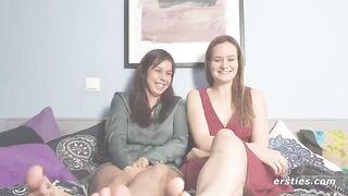 Ersties: Claire and Sally B harmonize with each other in a hot way - 4 image