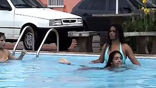 Lesbian threesome with beautiful teens eager for - 1 image