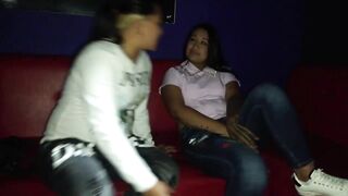 pampering each other's pussies at the disco - 9 image