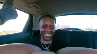 BACKSEAT FUN ! ALMOST GOT CAUGHT ! - 1 image