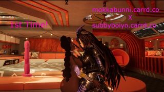 Shy Bunny Girls First time using the Gravity lovense toy - 1 image