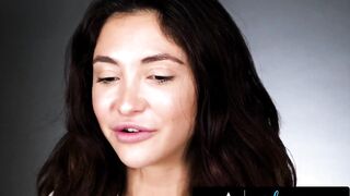 GIRLSWAY - Petite Brunette Jane Wilde Gives Herself Orgasms With Clit Vibrator During Solo Session - 4 image