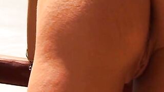 outdoor blond and brunette love - 3 image