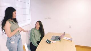 My husband hires a lesbian secretary and she doesn't know that I ended up having sex with her - 7 image