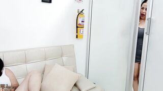 Latina lesbian sluts get their pussies fucked with two plastic cocks FULL STORY - 2 image