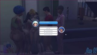 The Sims 4 - Orgy at the gym with the trans horse Rafaela - 13 image