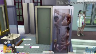The Sims 4 - Orgy at the gym with the trans horse Rafaela - 8 image